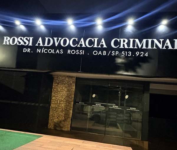 Fachada do escritório Rossi Advocacia Criminal em Ourinhos/SP
